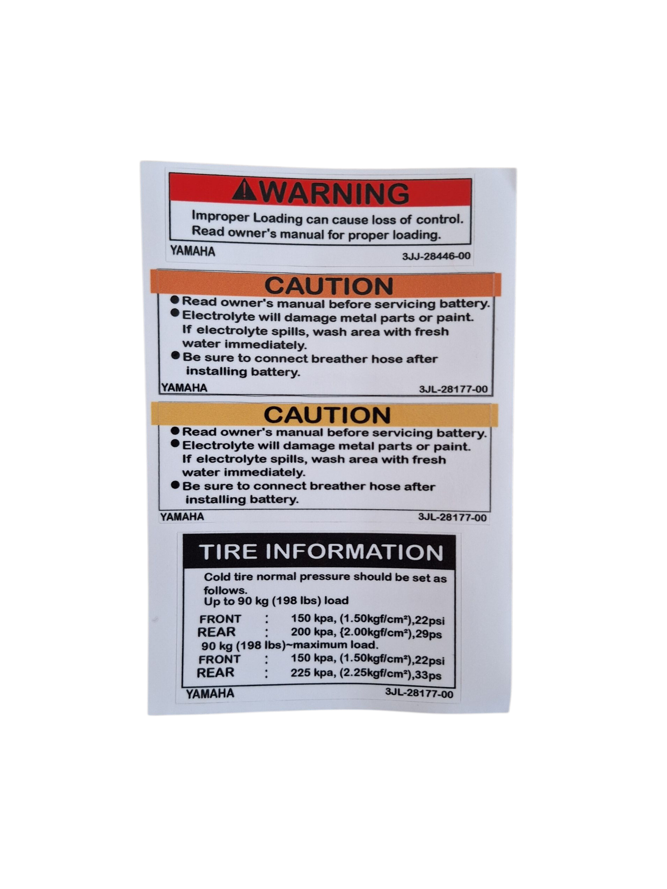 ست برچسب جانبی DT 125&175