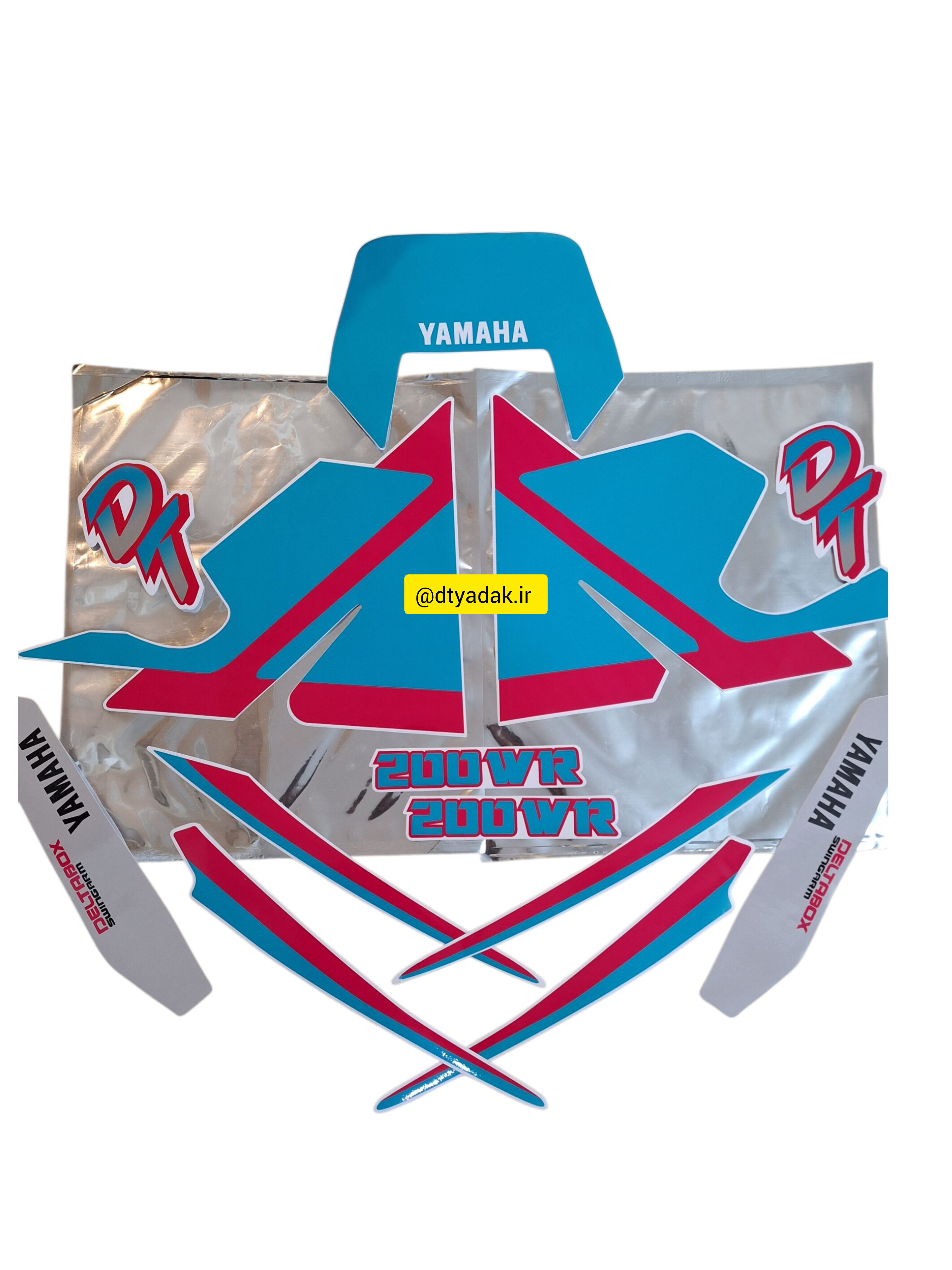 ست برچسب آبی DT WR 200